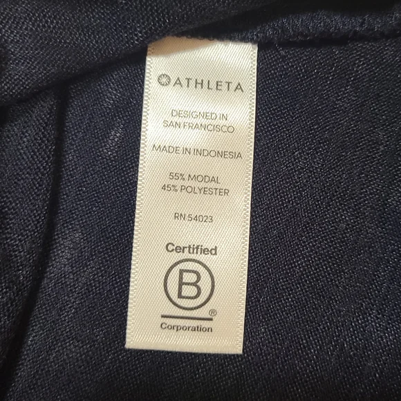 Athleta Breezy High Neck Tank Navy | Women’s Small | Lightweight Racerback Top - Picture 9 of 9